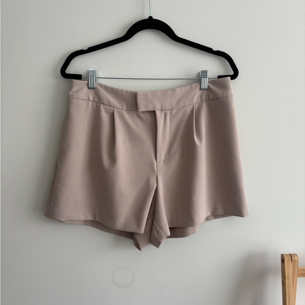 a new day Women's High Waist Beige Shorts